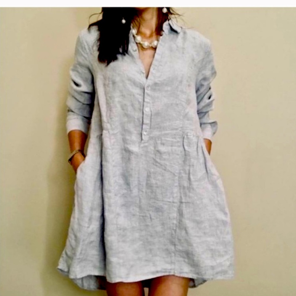 NWT Halston Lennon Shirt Dress